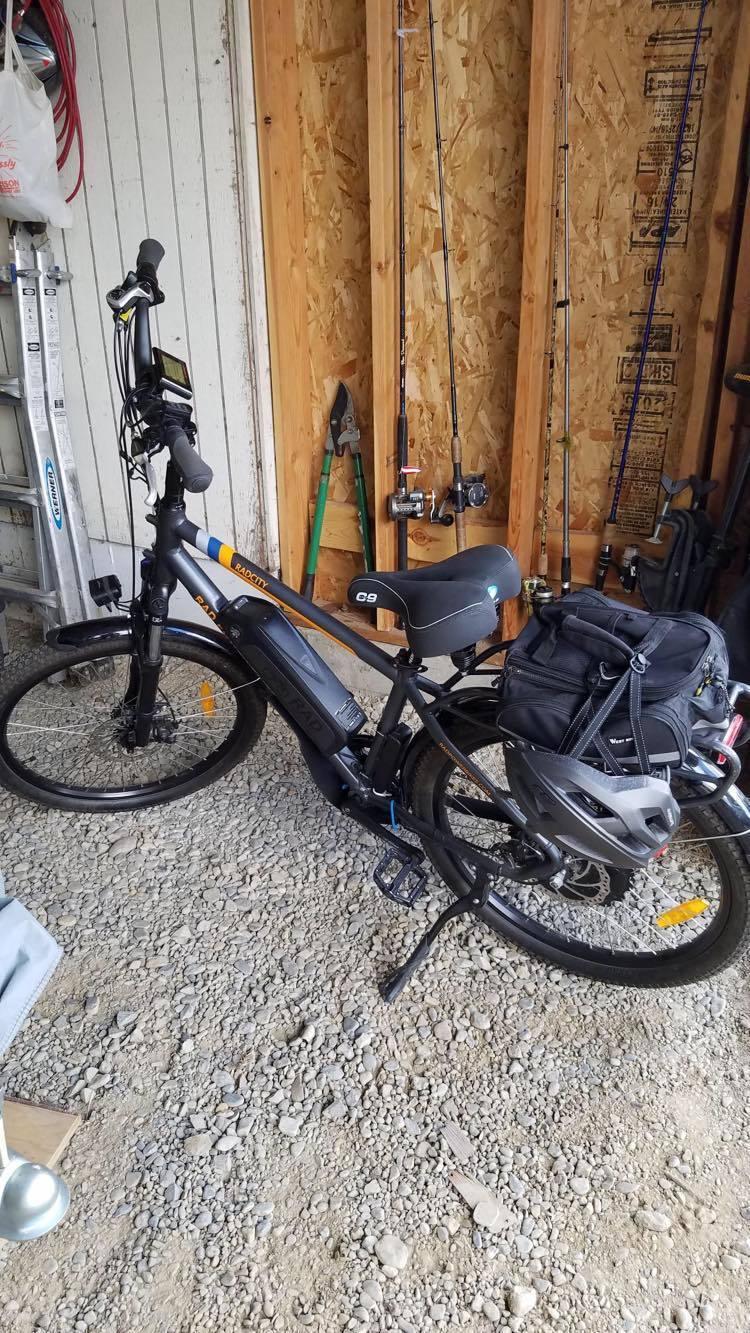 2018 Rad Power Bikes Rad City High Bar Black