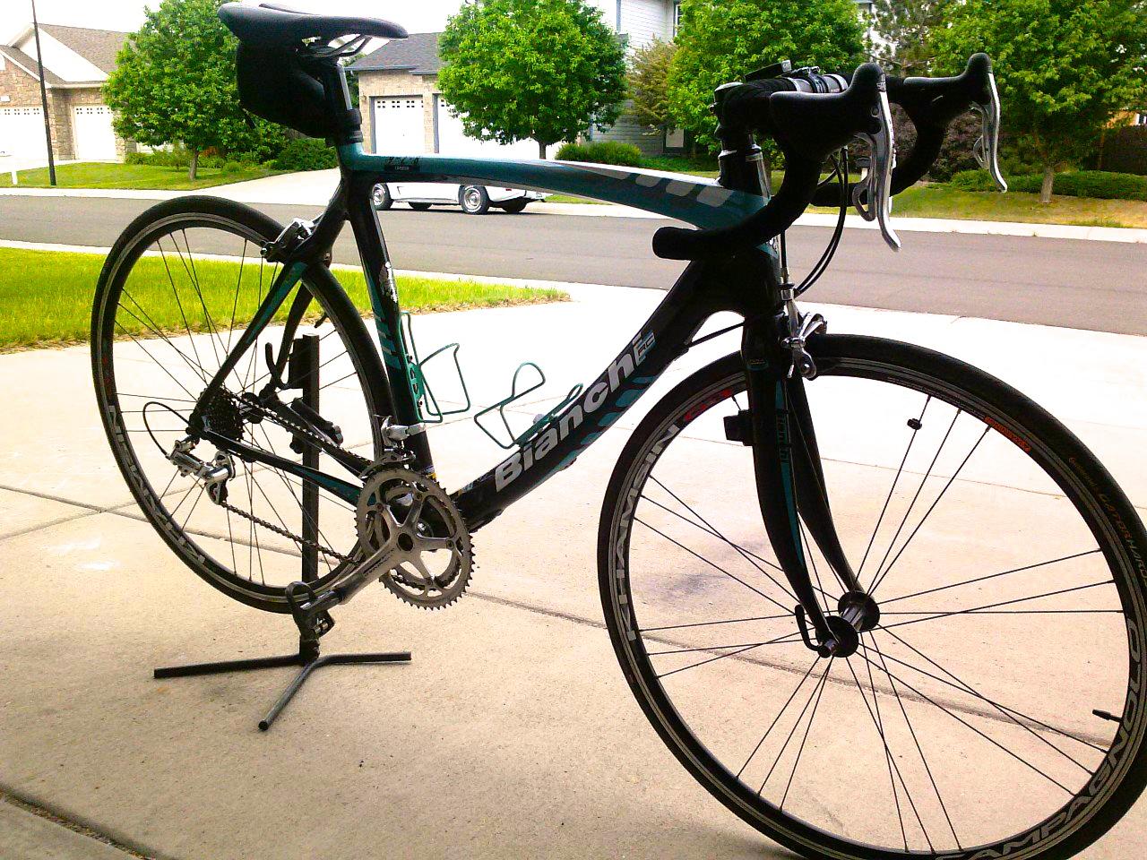 2009 Bianchi 928 Green and Black