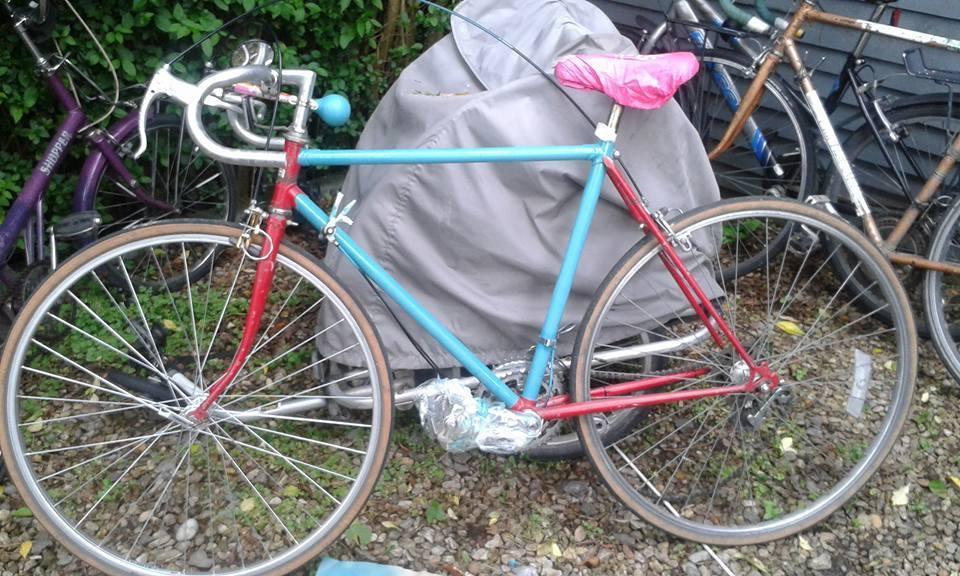 Dawes Cycles Sheffield Frame and Dawes parts (home built) Teal and Red