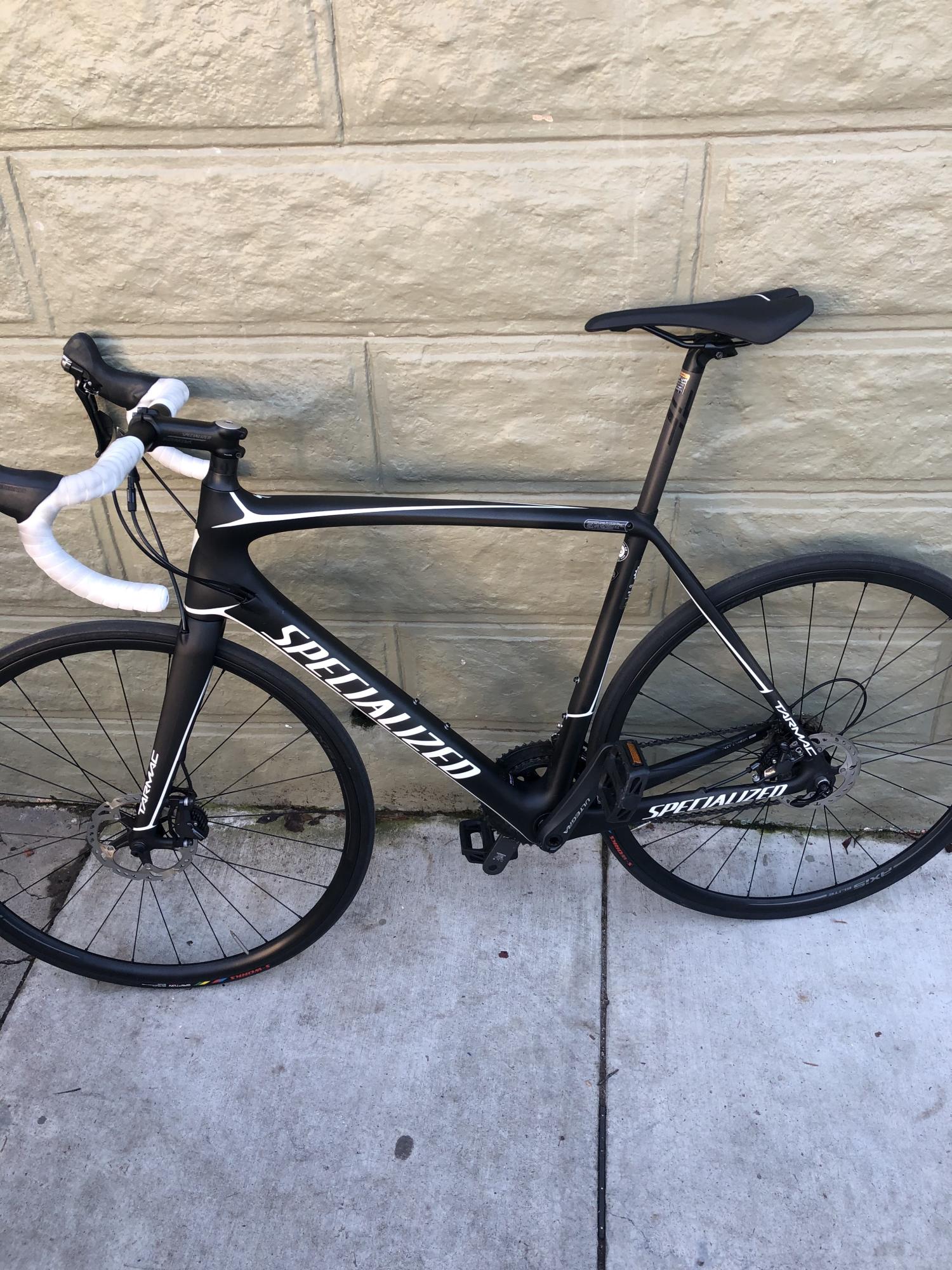 2017 Specialized Tarmac Silver, gray or bare metal