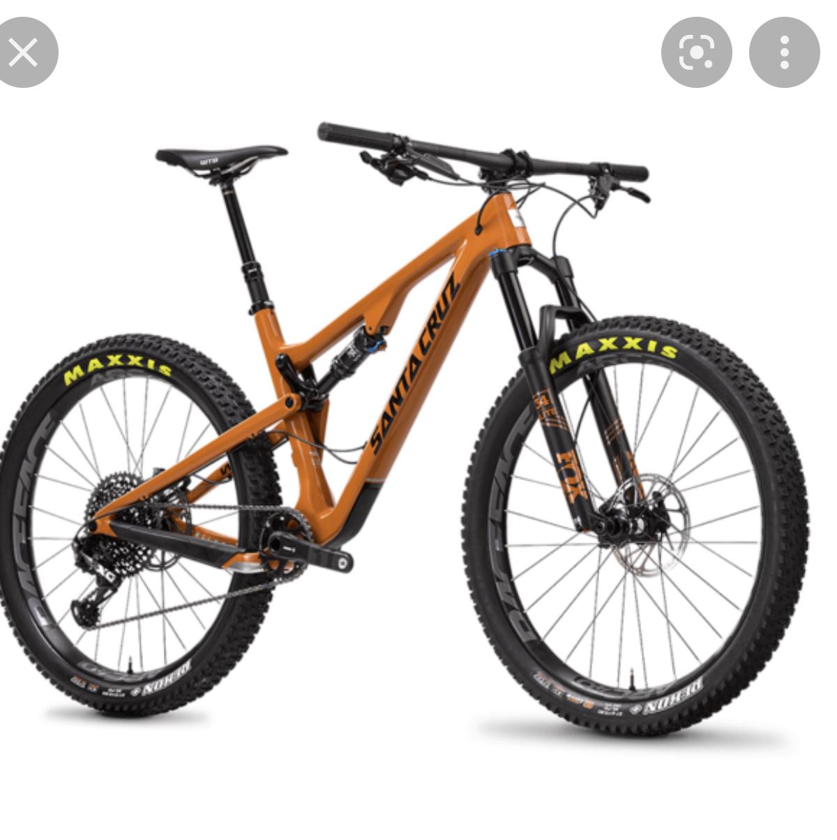 2018 Santa Cruz Tall Boy CS Lrg Orange and Black
