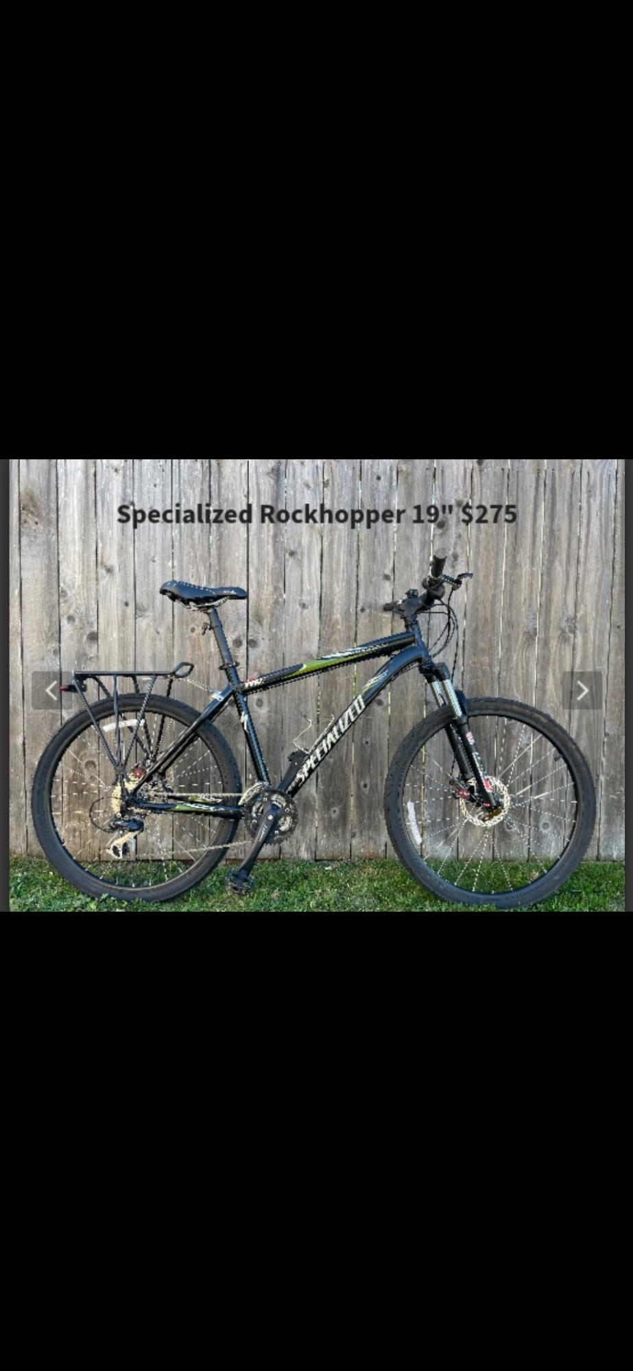 Specialized Rockhopper Black and Green