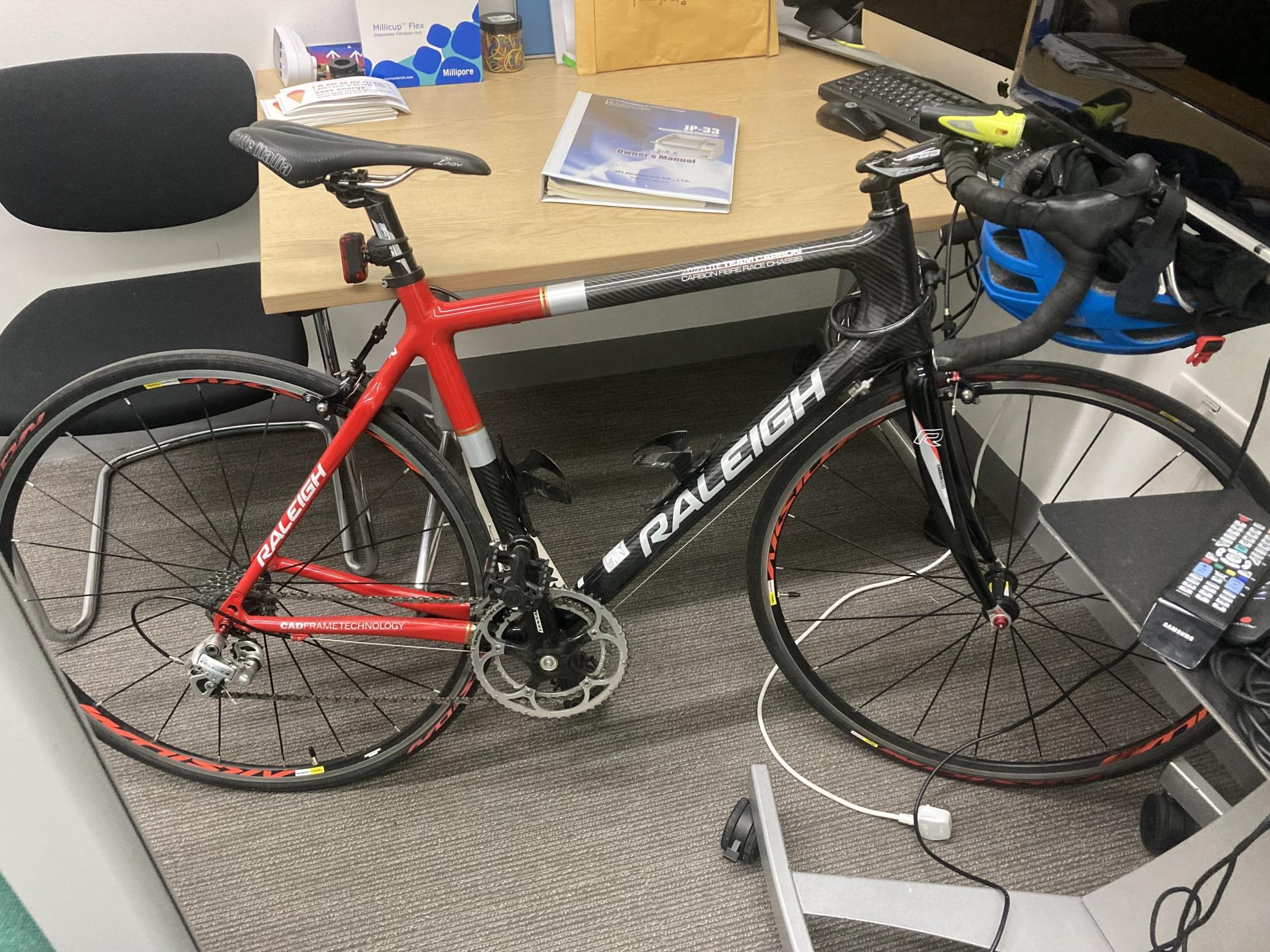 Raleigh C1305891-58 Black and Red