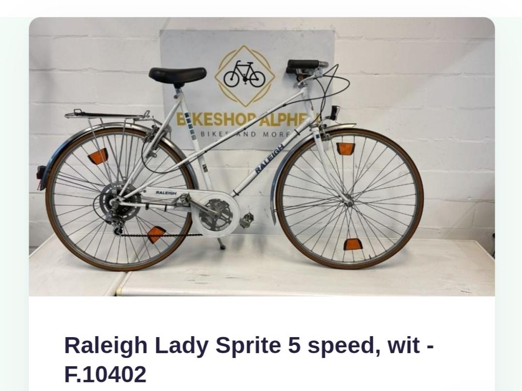 Raleigh Lady Sprite 5 Speed White