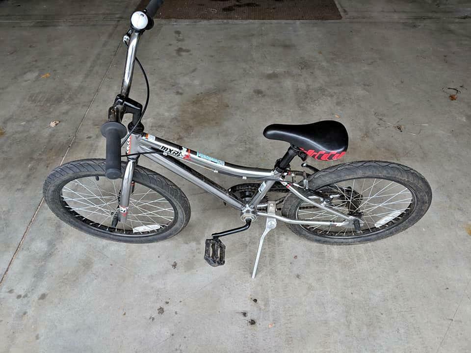Raleigh MRX Silver, gray or bare metal
