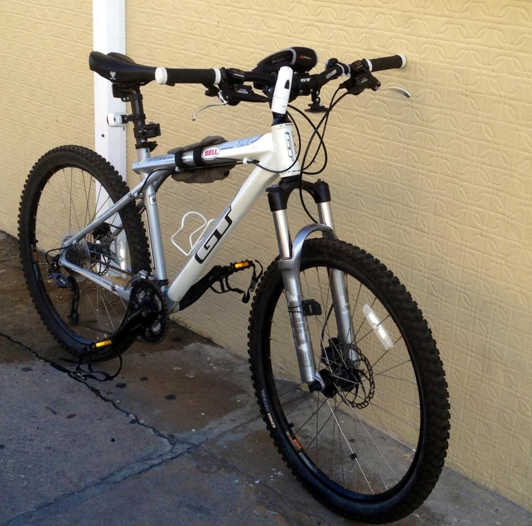 2010 GT Bicycles Mountain Bike White and Silver or Gray