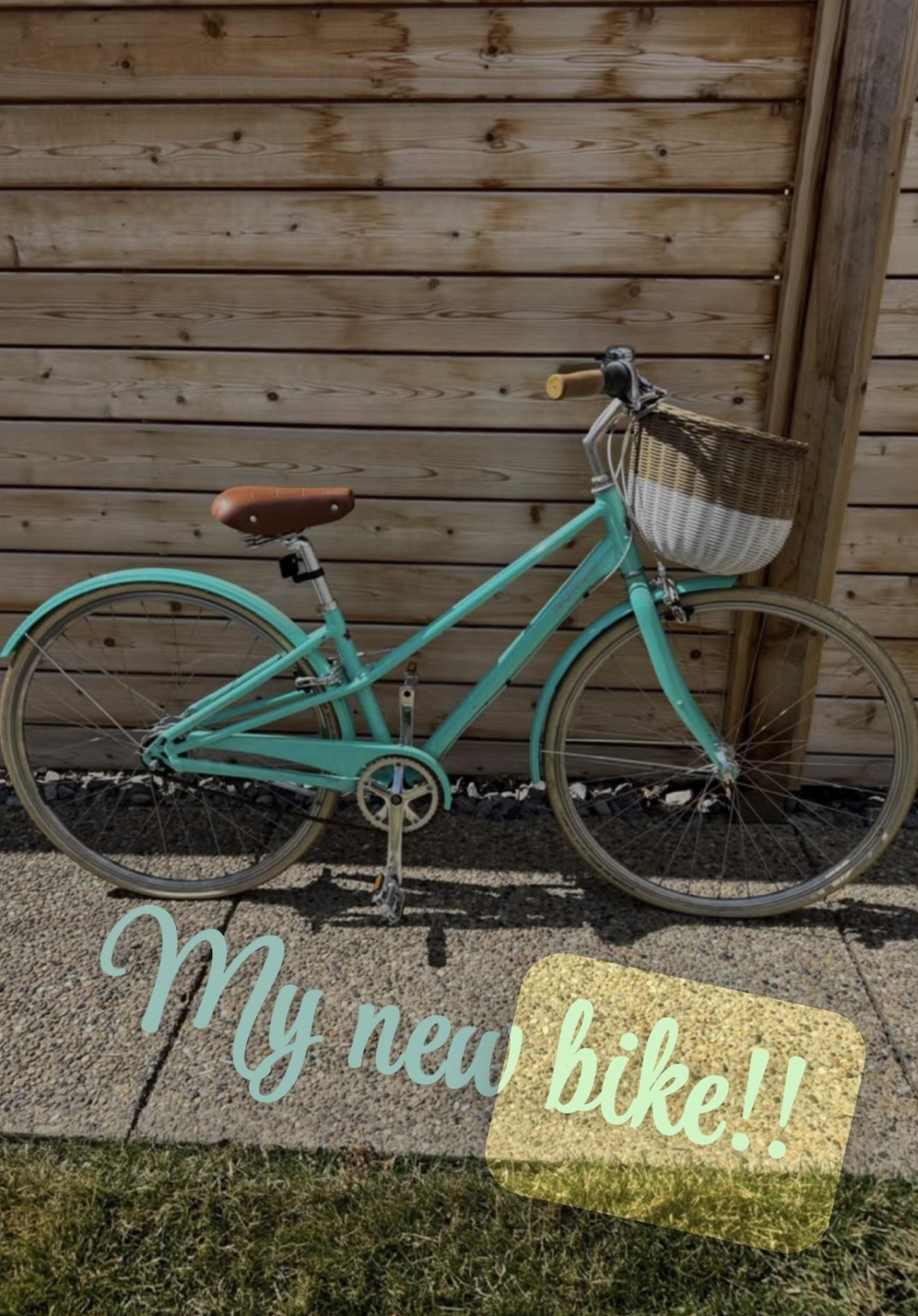 Norco Bikes Town Bike w/ Basket Teal and Blue