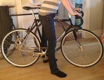 2010 Mercier Kilo TT Deluxe Black and Silver, gray or bare metal