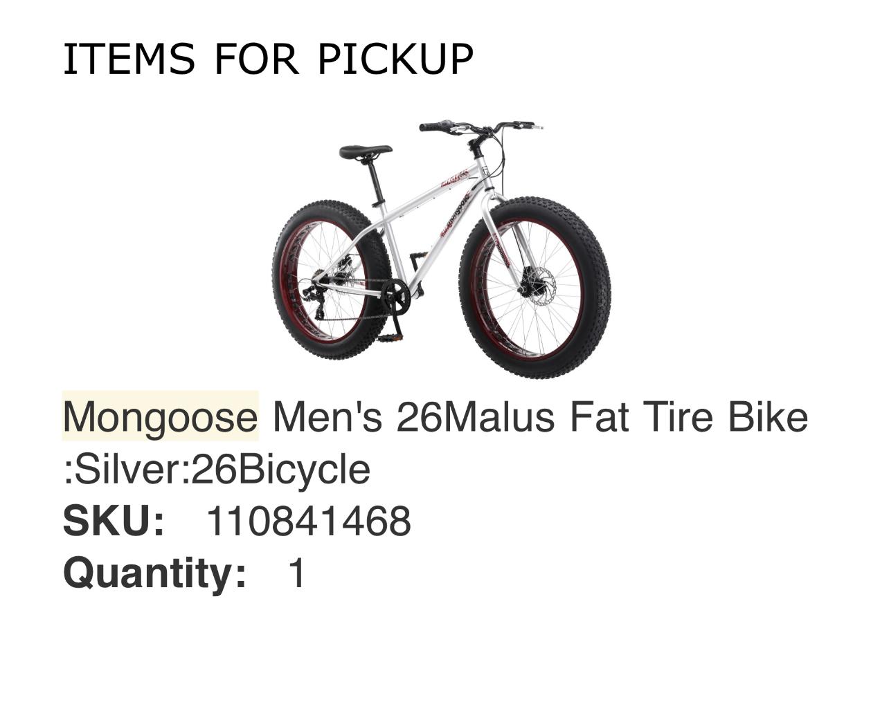 2020 Mongoose 110841468 Silver, gray or bare metal