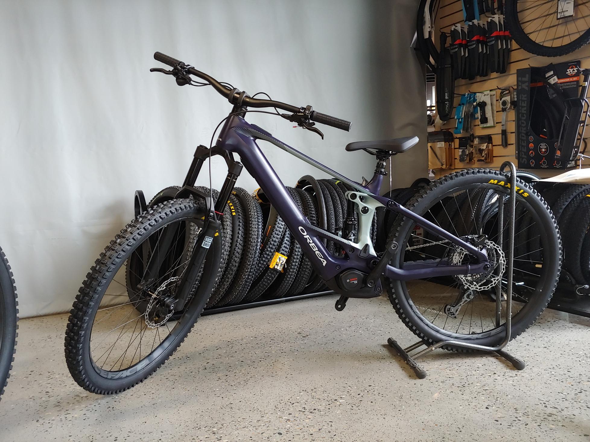 2025 Orbea Wild Purple and Silver, gray or bare metal