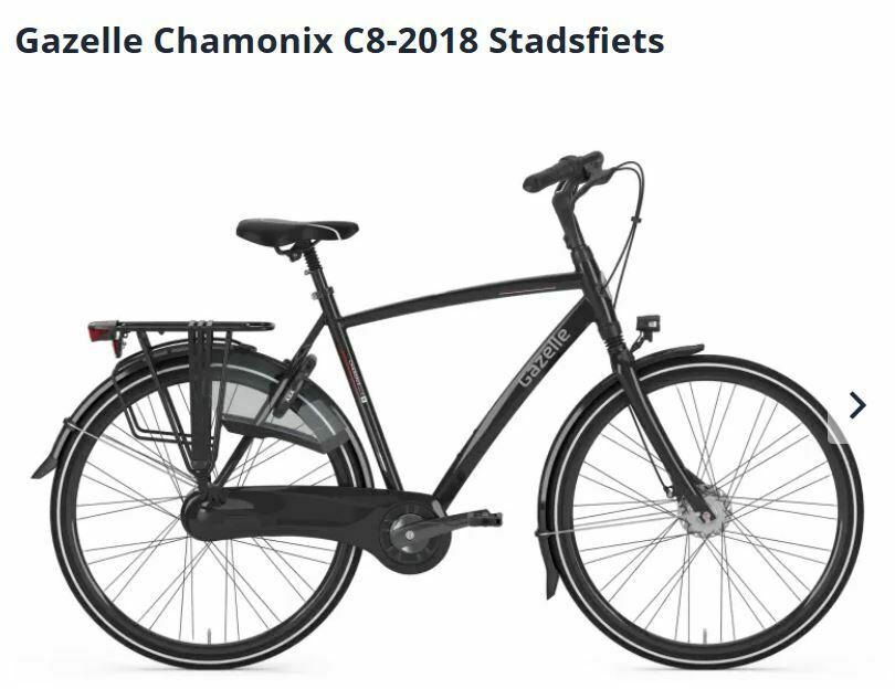 2018 Gazelle Chamonix C8 H65cm Black