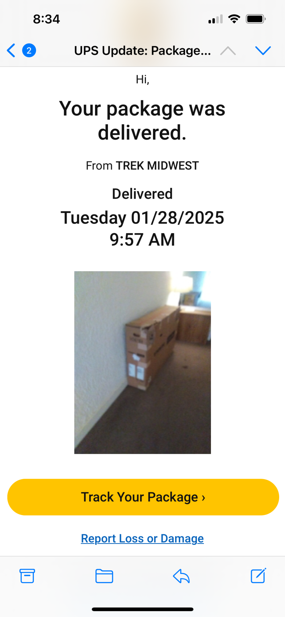 2025 Trek 5301350 Domane AL 2 Gen 4 Matte Black