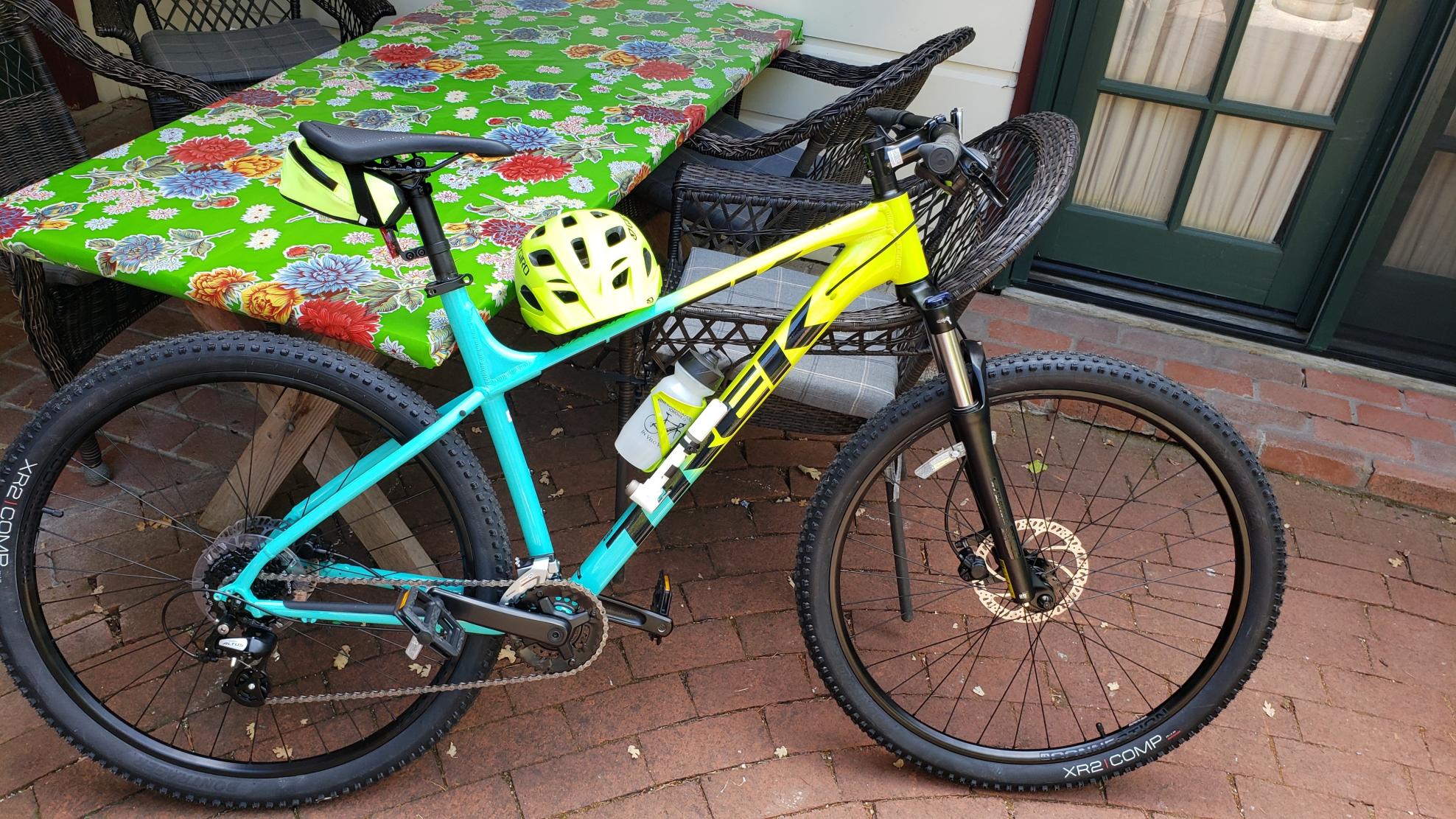 Trek Marlin Blue and Yellow or Gold