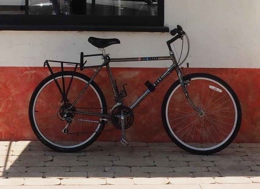 1987 Schwinn High Sierra Silver, gray or bare metal