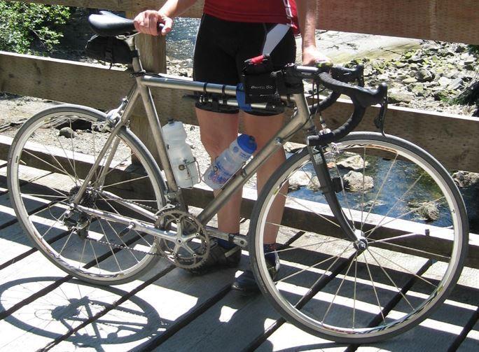 1996 TiCycles Custom titanium road bike Silver, gray or bare metal