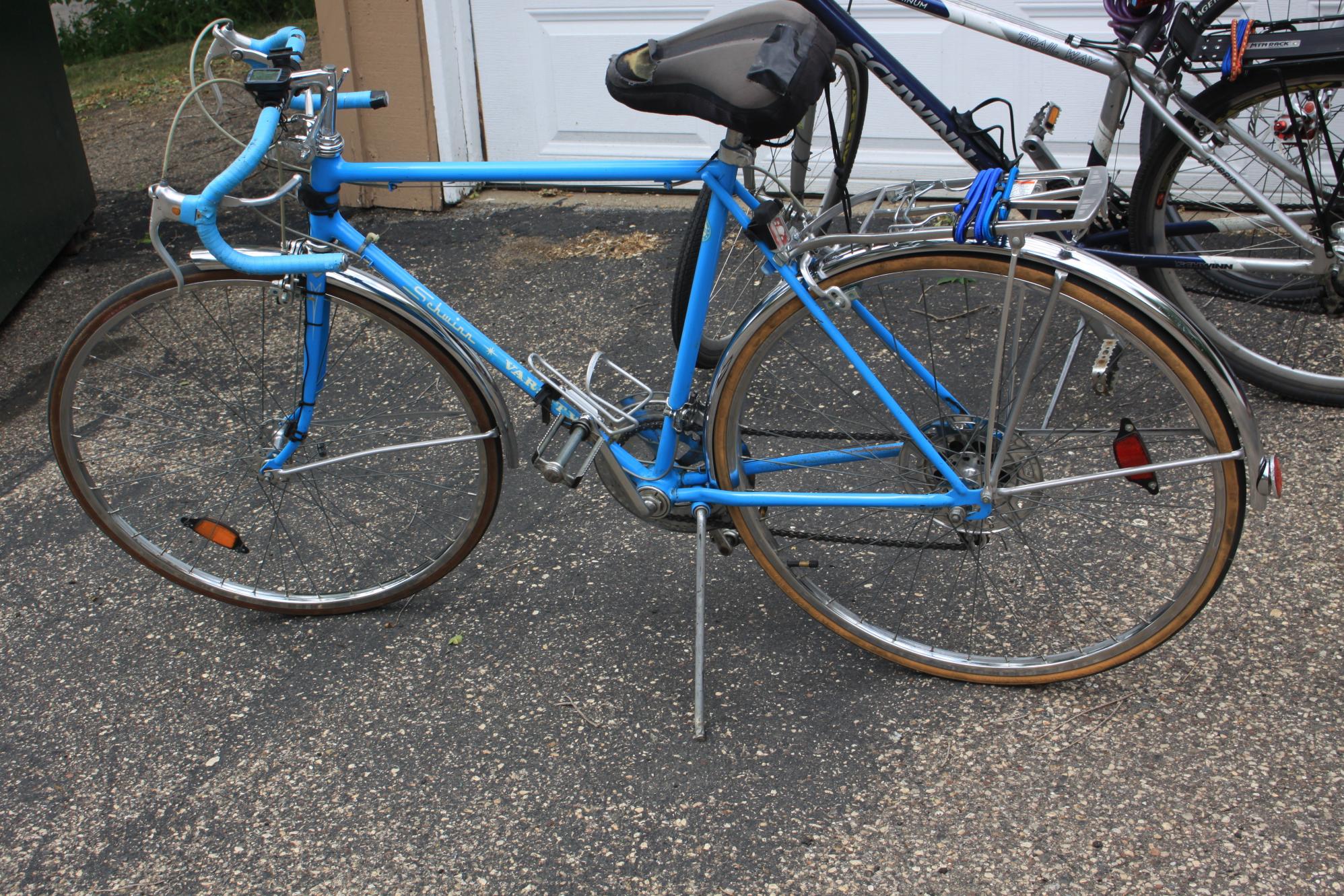 1974 Schwinn Varsity with Optional Chrome Package Blue