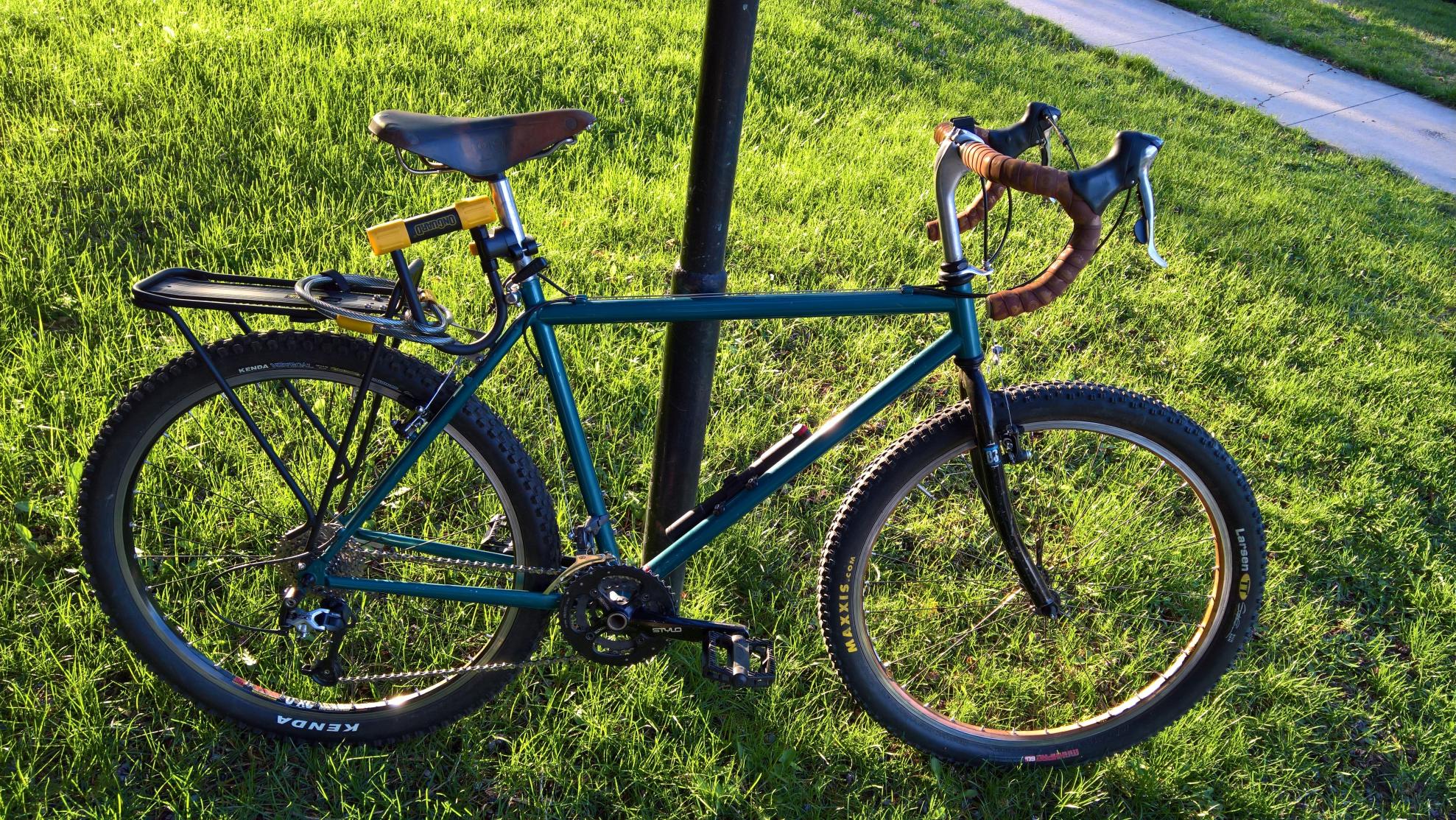 2017 Possibly old Trek mtn frame from 90s, though bike has dro... Green