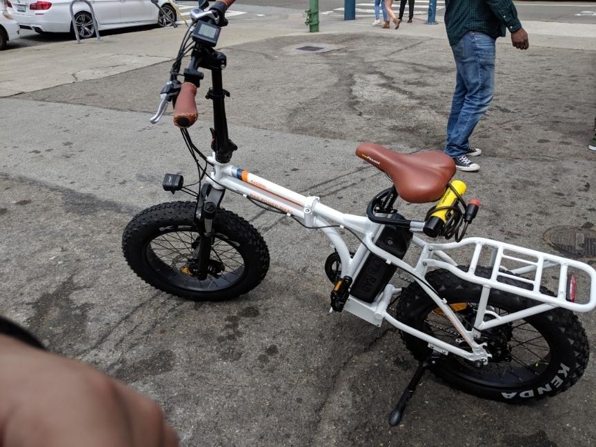 2018 Rad Power Bikes Rad mini (2018) White and Orange