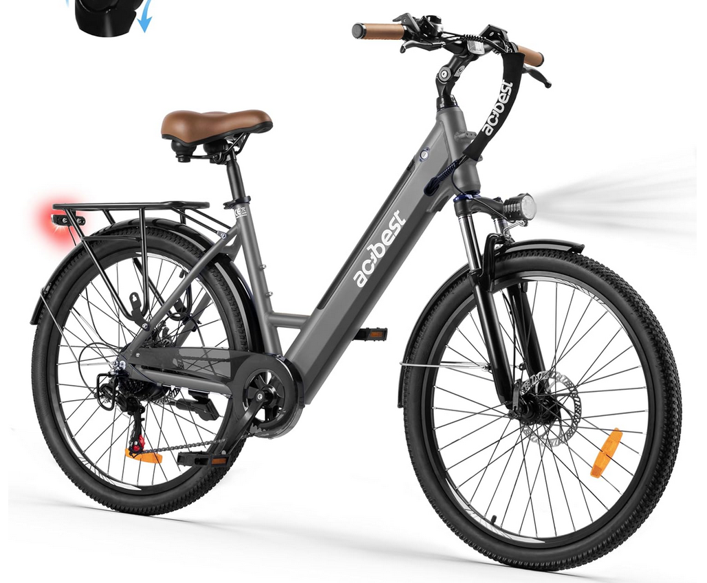 2024 Actbest ACTBEST Core Elecric Bike - 468Wh Rem... Silver, gray or bare metal