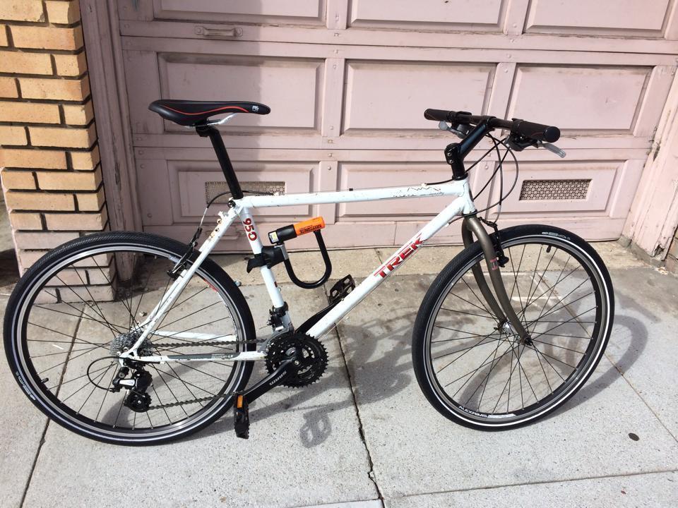 1990 Trek 950  White