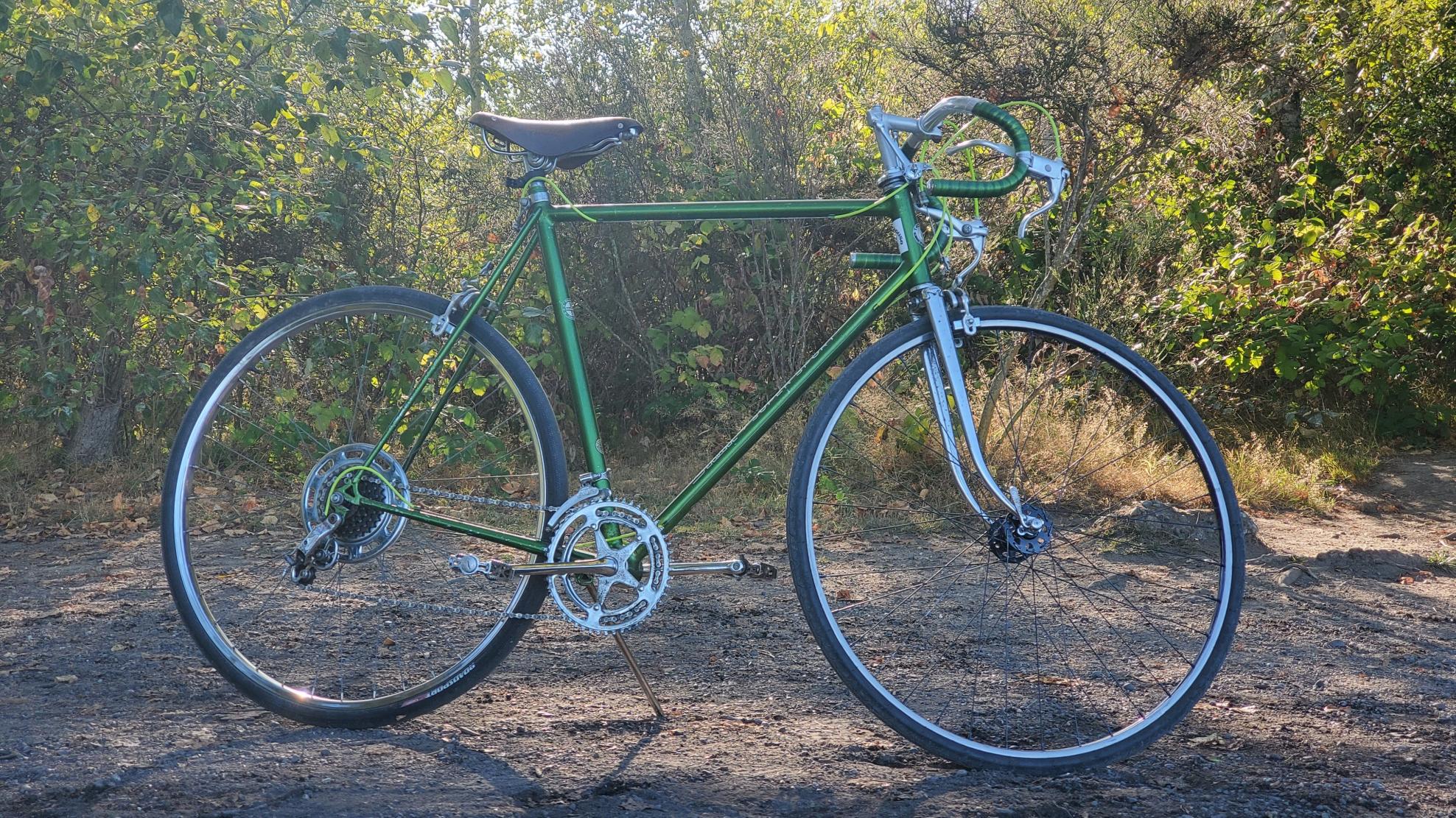 1974 Schwinn 10-speed - Super sport with a brown B... Green