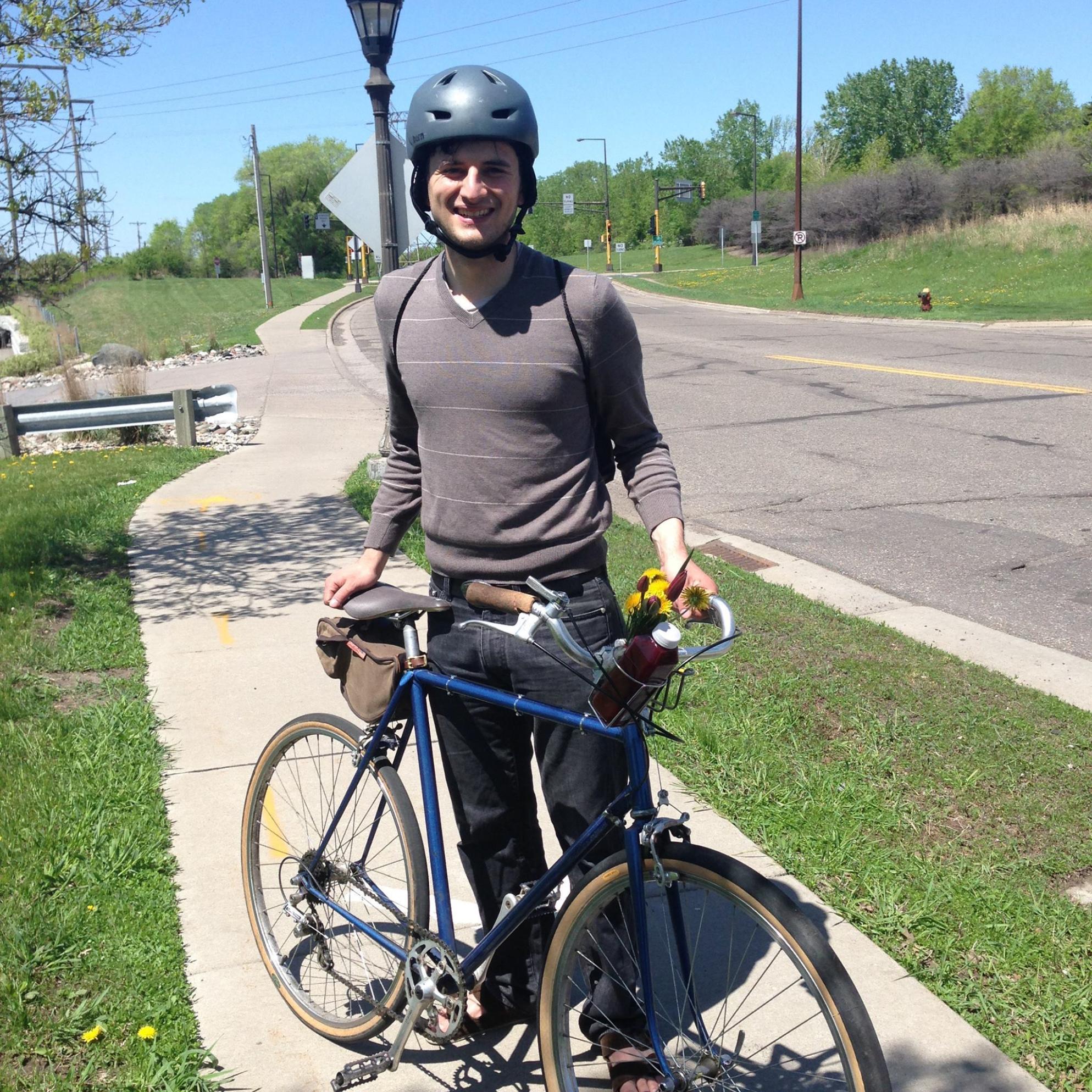 1978 No name listed on frame, likely a local frame builder Road frame, with campy drop outs Blue