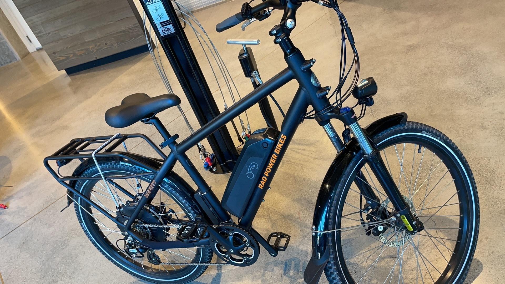 2021 Rad Power Bikes RadCity 4 Black and Orange