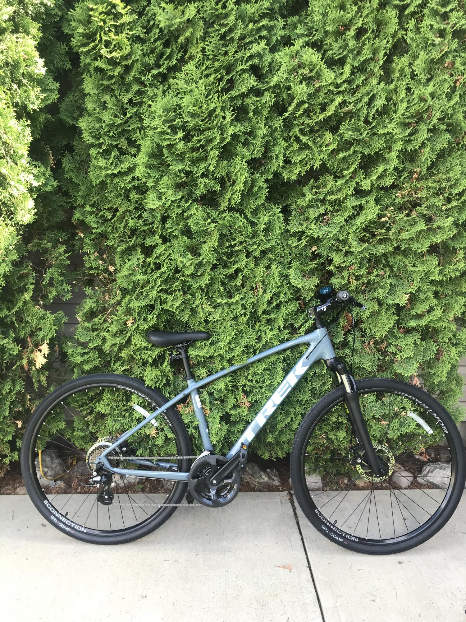 2021 Trek Dual Sport 1 - medium Silver, gray or bare metal