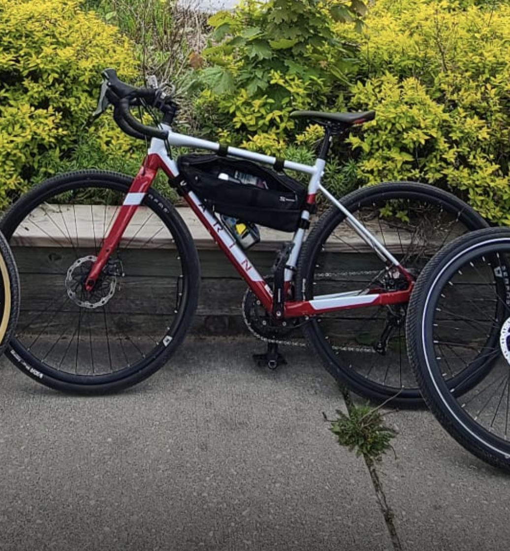 Marin Bikes marin Red and Silver, gray or bare metal