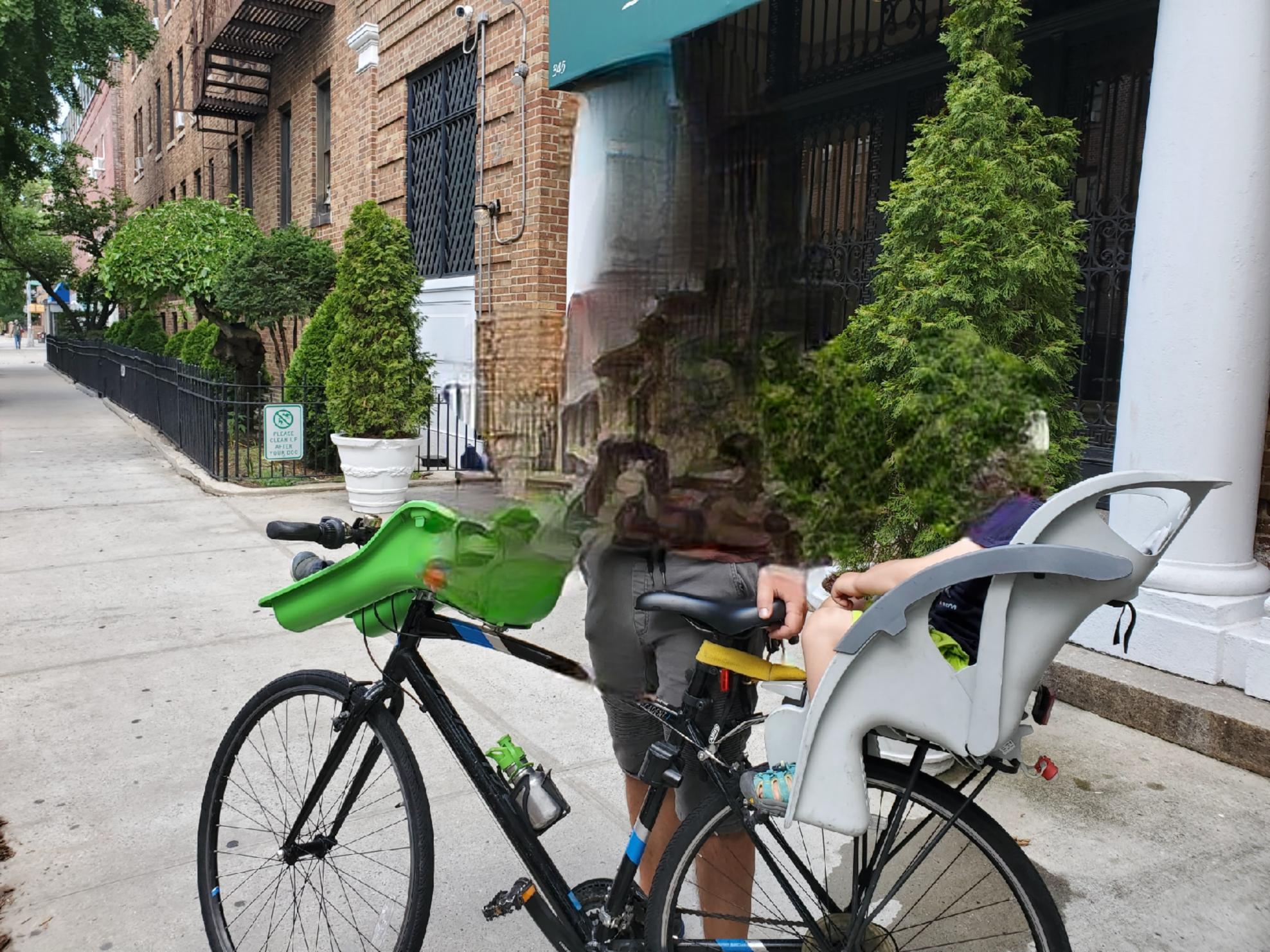 Raleigh Black, Blue, and White