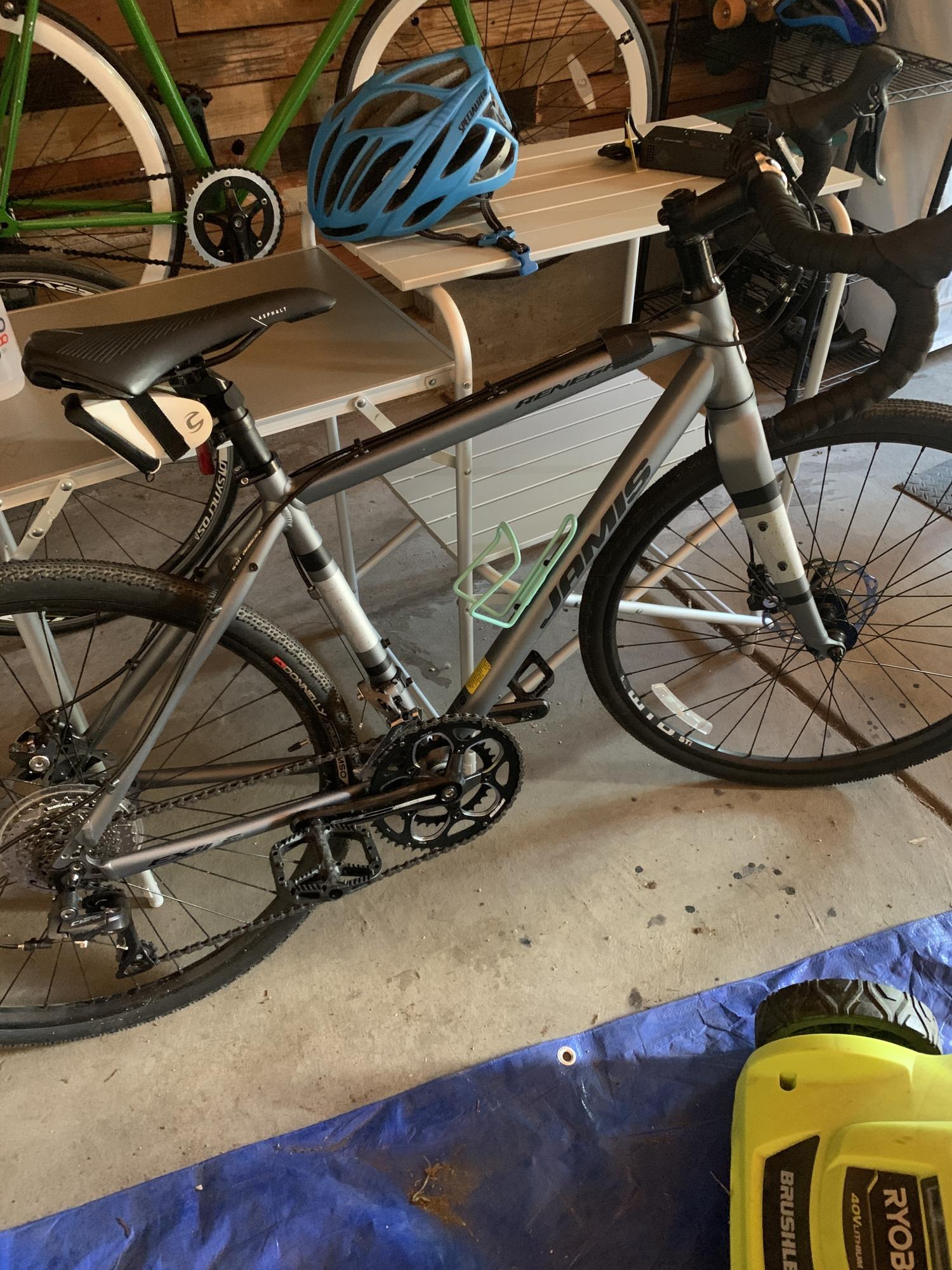 2019 Jamis Renegade Silver, gray or bare metal