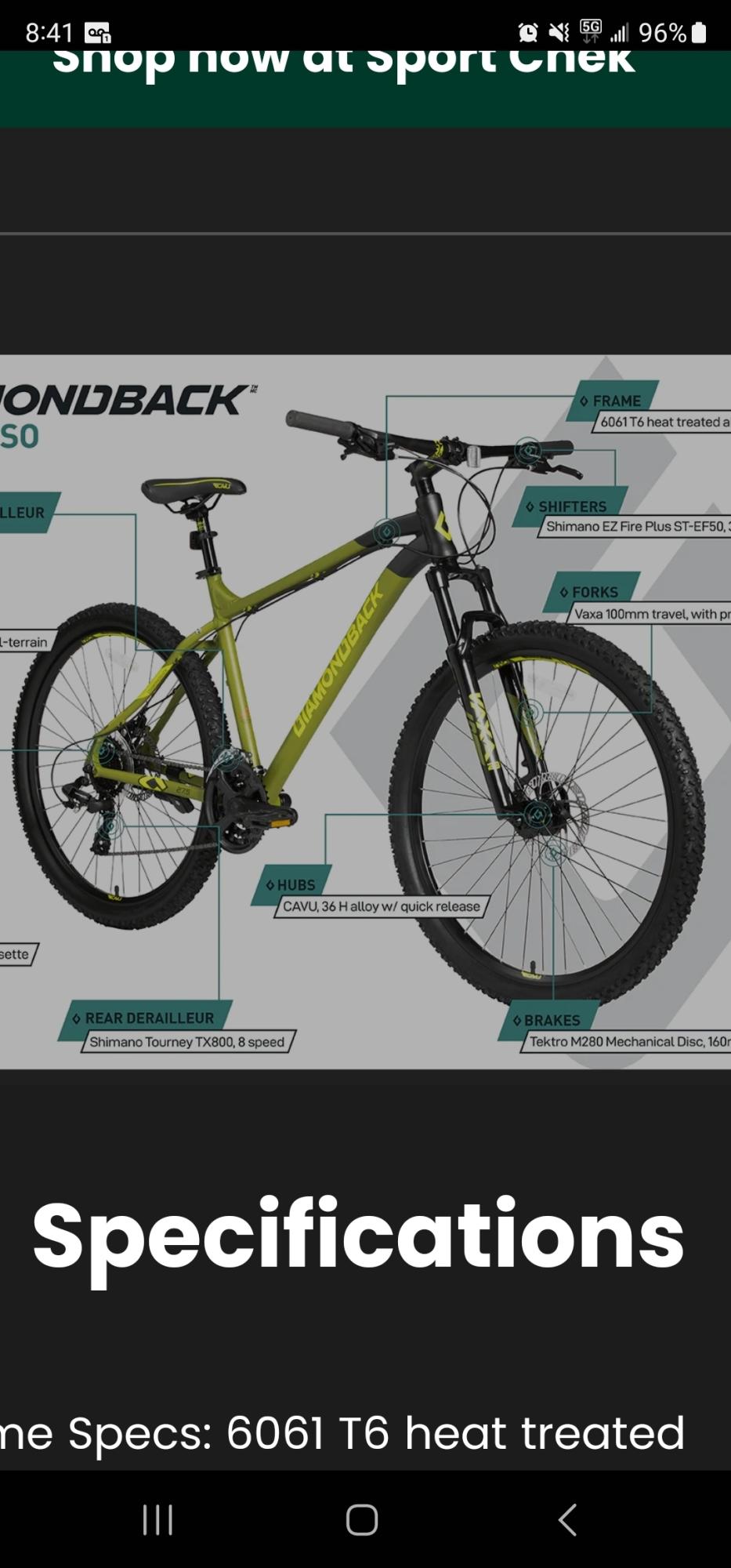 2022 Diamondback Espresso Green