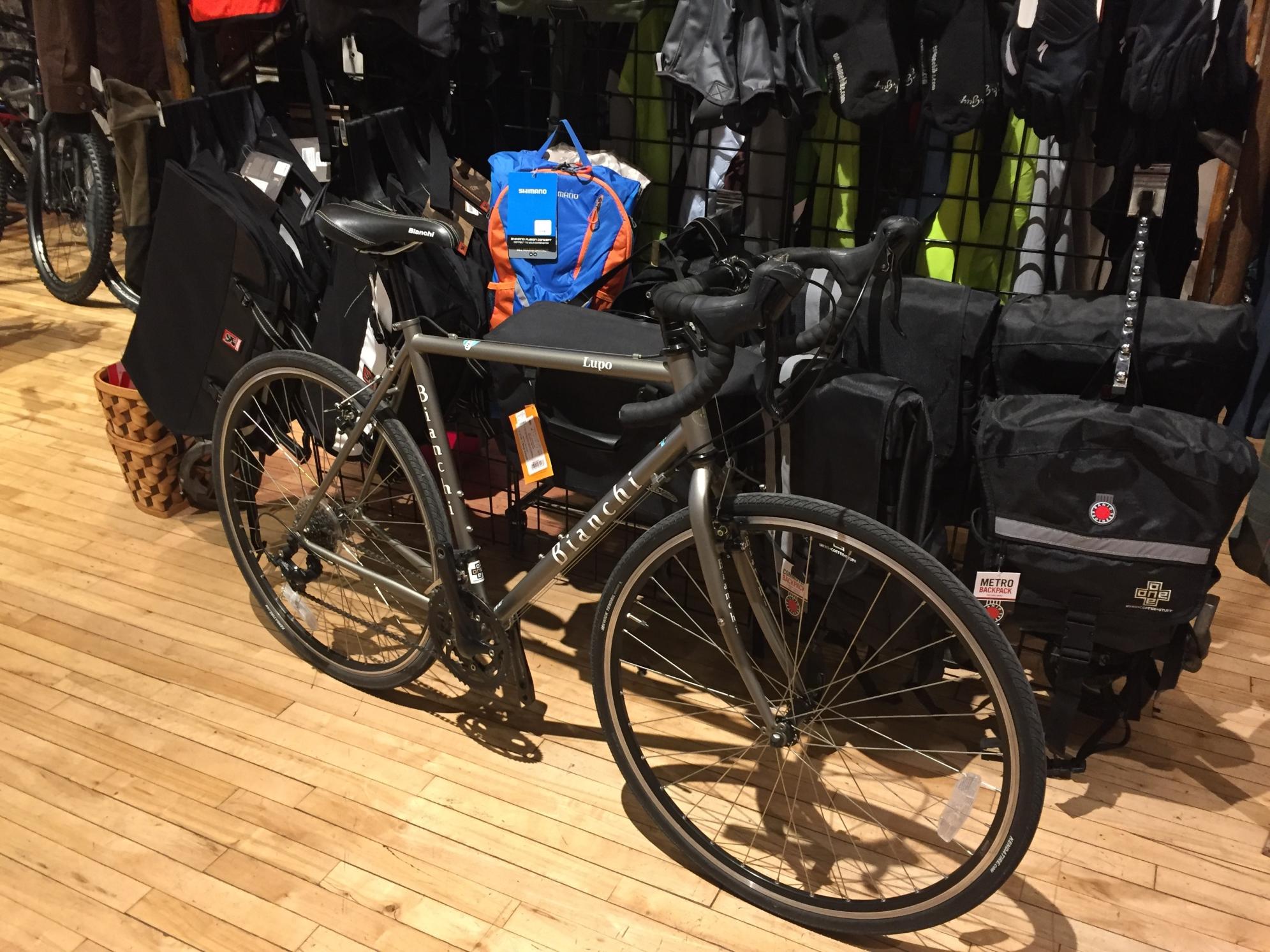 2017 Bianchi road Silver, gray or bare metal