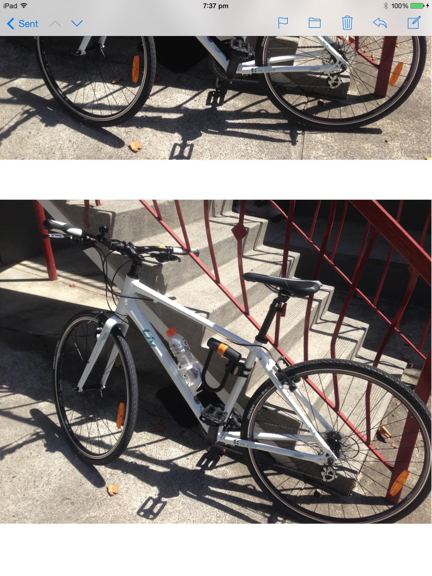 2015 Giant Alight 2DD -15 white 18m White