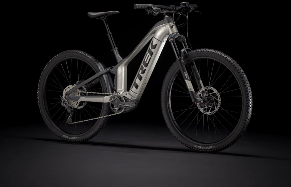 2020 Trek Powerfly FS4 Silver, gray or bare metal