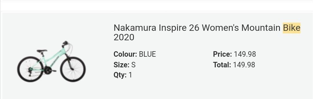 2020 Nakamura Mountain bike Blue
