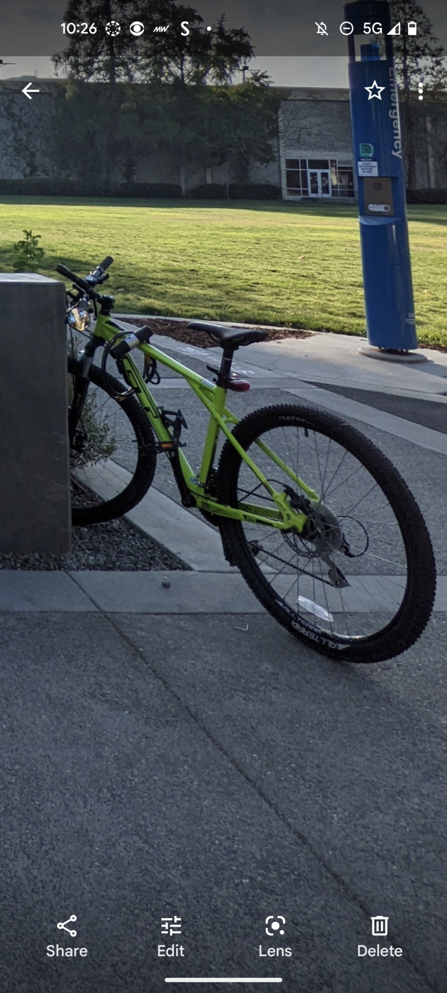 GT Bicycles Black woods Green and Black