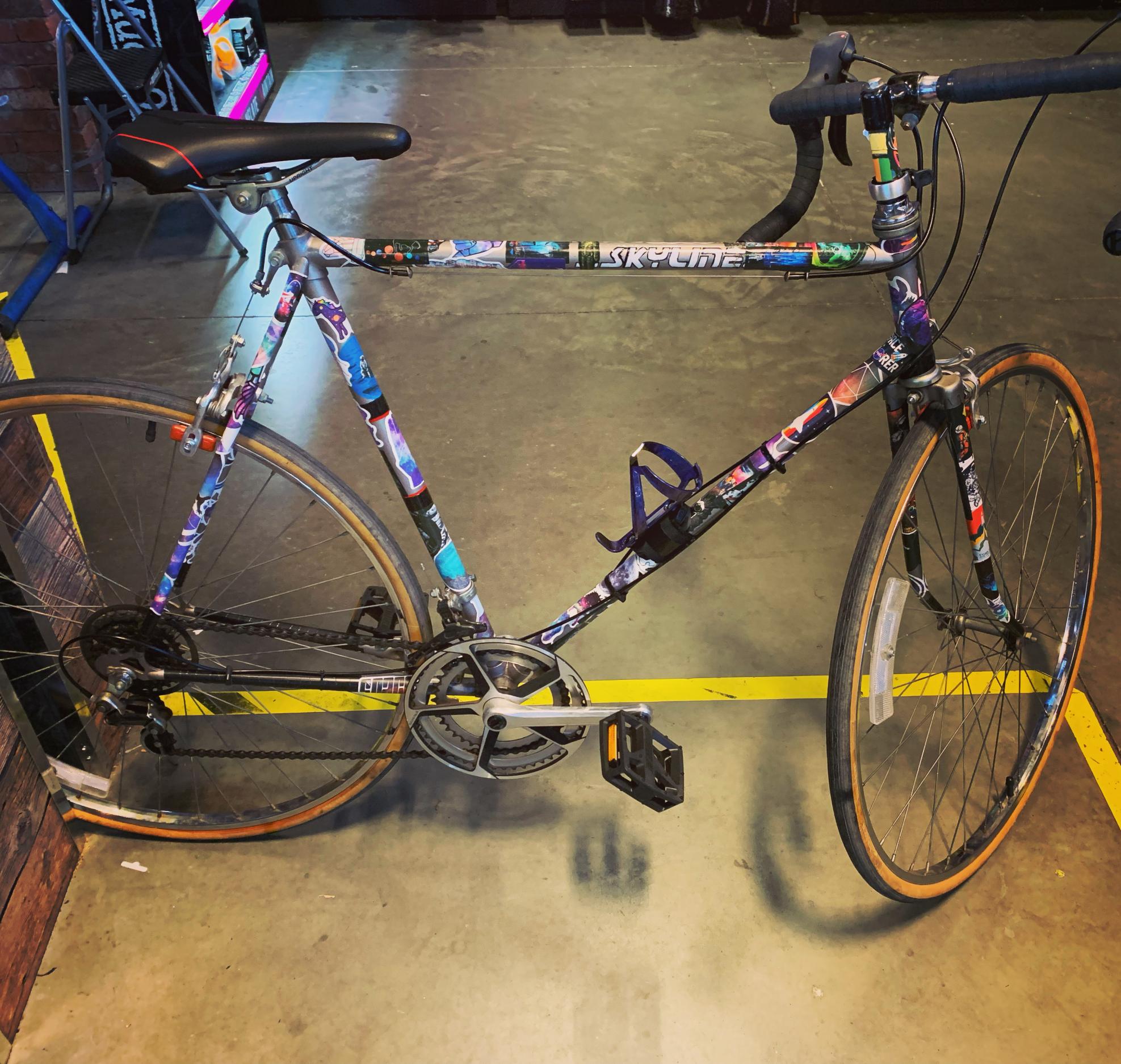 1983 Made in Canada Skyline Stickers tape or other cover-up