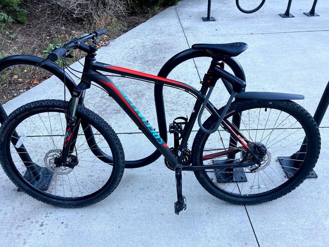 2016 Specialized Rockhopper Silver, gray or bare metal