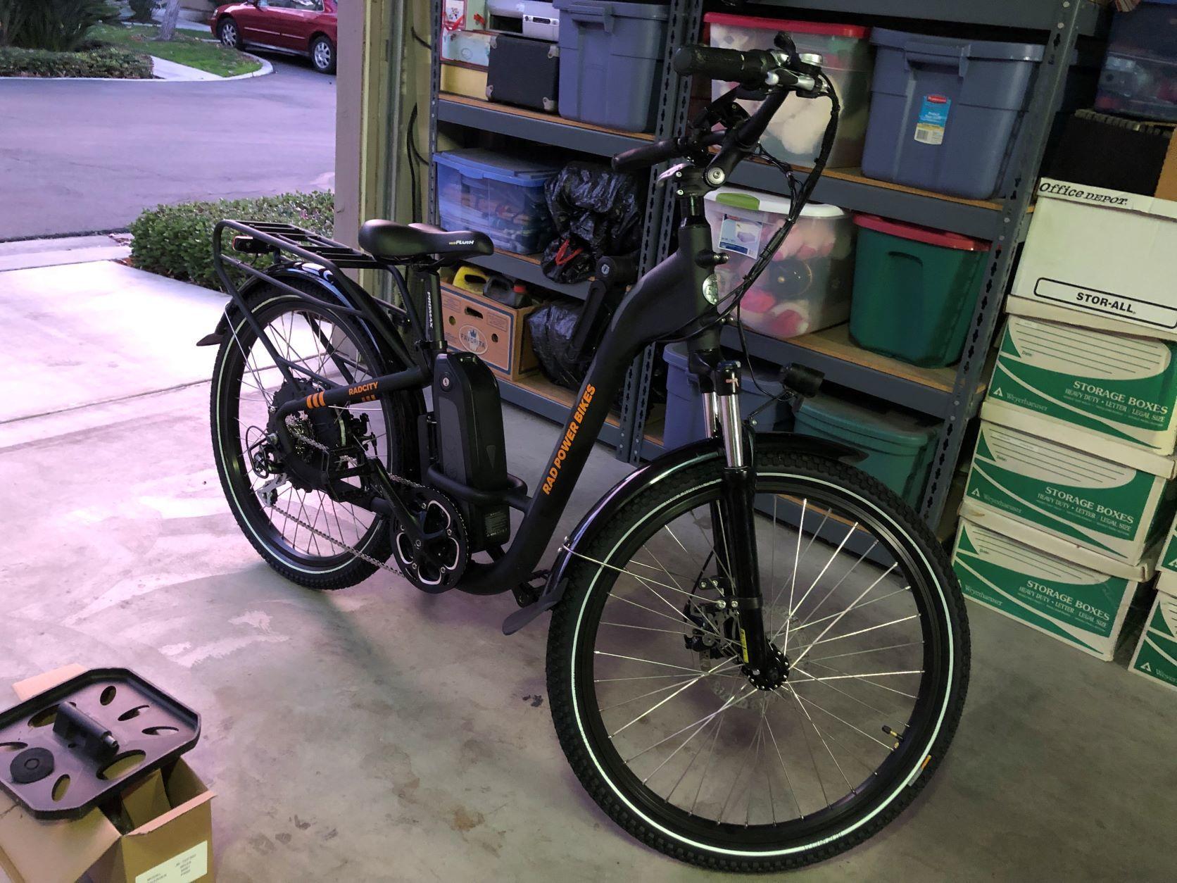 2018 Rad Power Bikes City Step Thru Black