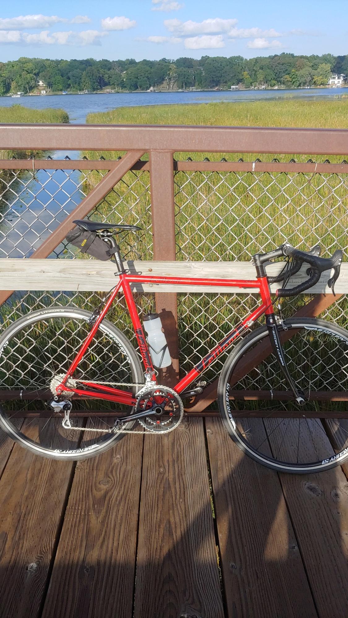1996 LeMond Tourmalet repainted Red