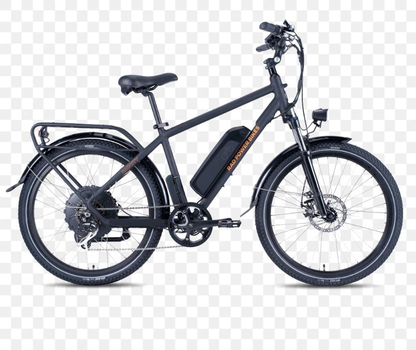 2021 Rad Power Bikes RadCity4 Electric Commuter Bike Black and Orange