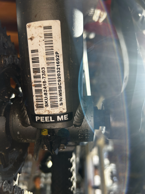 2018 Specialized Low trek mountain bike Silver, gray or bare metal