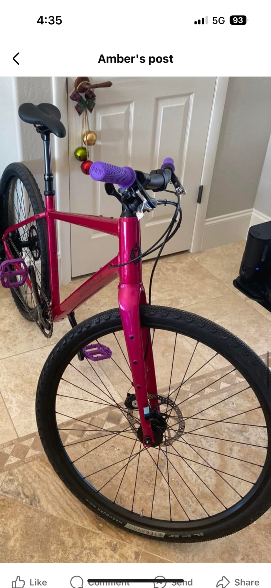 Salsa Salsa Journeyer Flat Bar Altus Pink