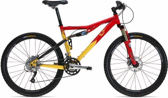 2004 Gary Fisher Sugar Race Red and Yellow or Gold