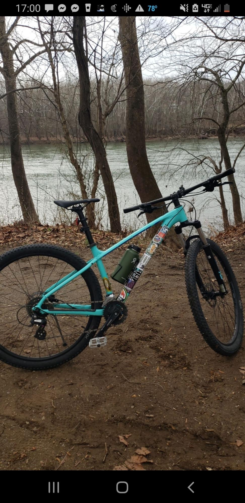 2020 Trek Marlin Teal and Stickers tape or other cover-up