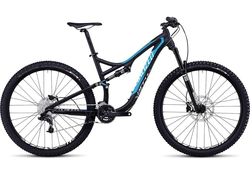2014 Specialized Stumpjumper FSR Comp 29 Black and White
