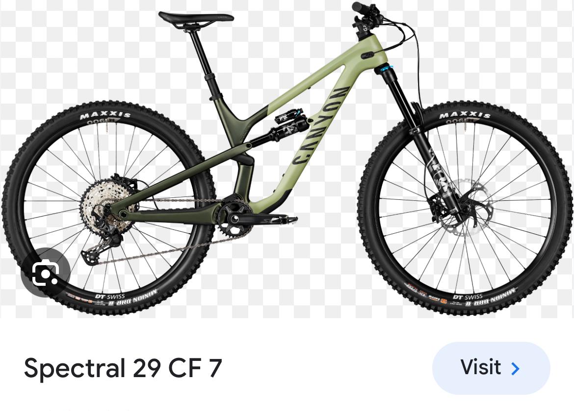 2022 Canyon bicycles Spectral CF7 Green