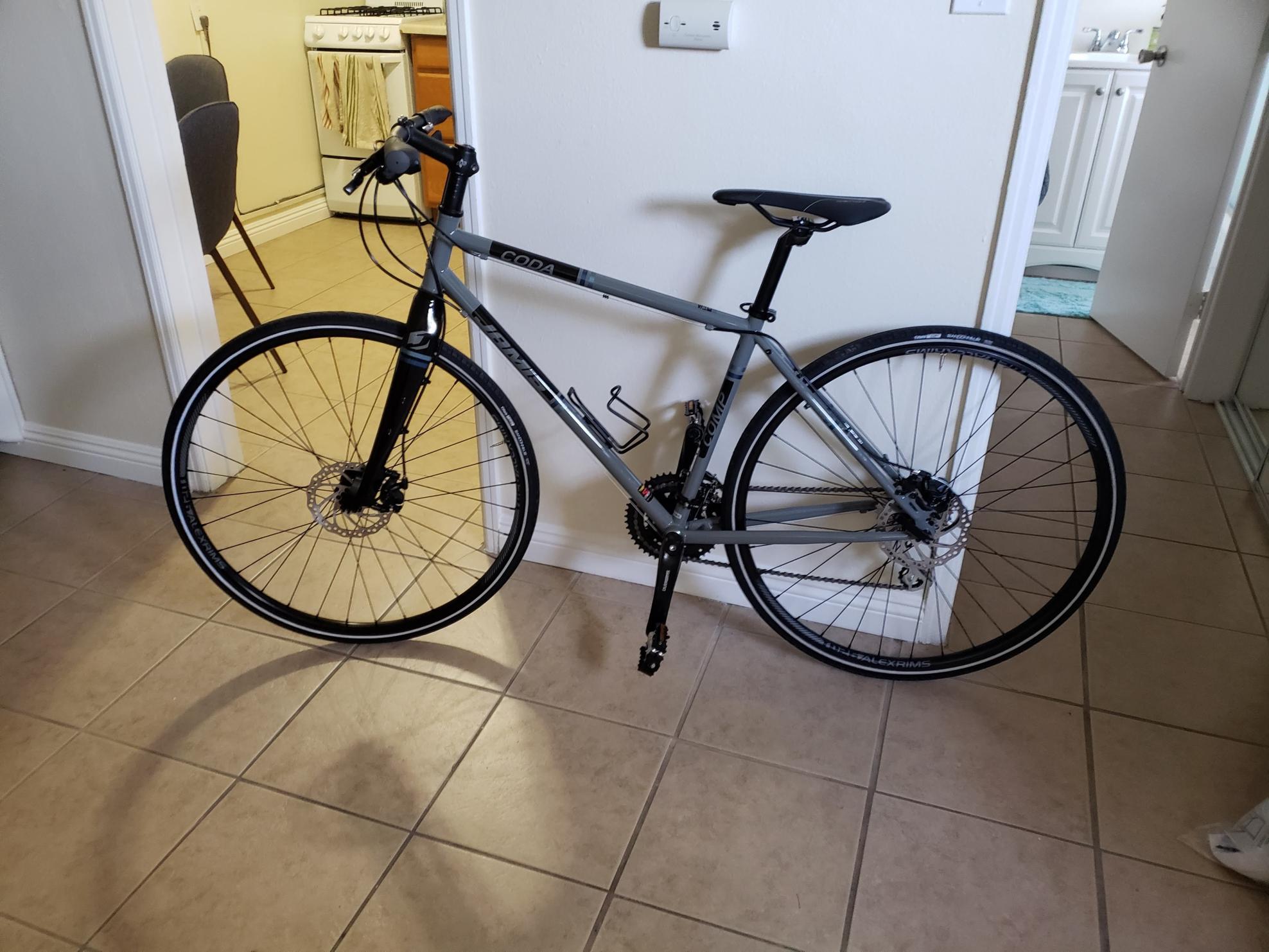 2018 Jamis Coda Comp Silver, gray or bare metal