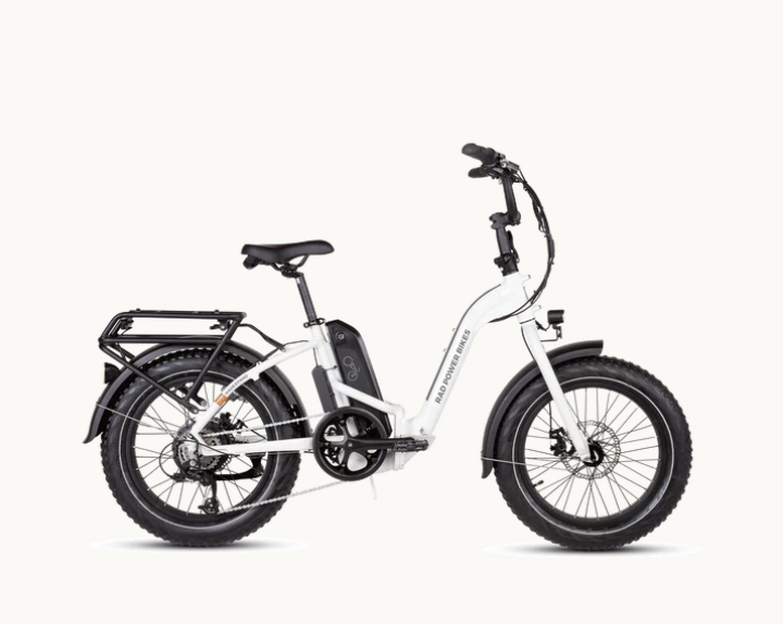 2020 Rad Power Bikes RadMini Step-Thru Electric Fat Bike V... White